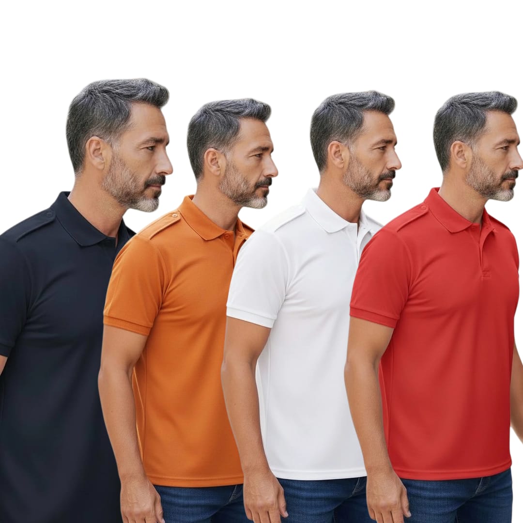 APOLET TAKMA YERLİ POLO YAKA T-SHİRT